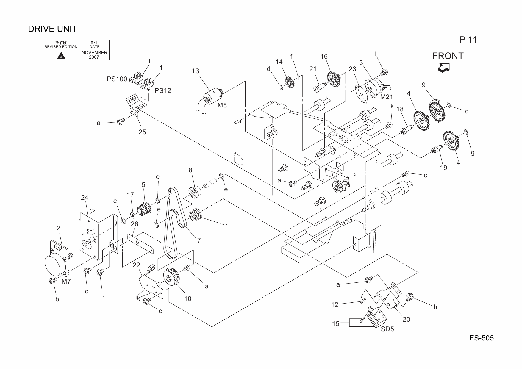 Konica-Minolta Options FS-505 15JL Parts Manual-5